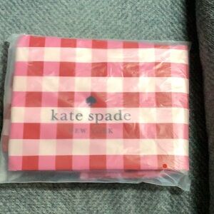 Kate Spade Red and White Checkered Bag
